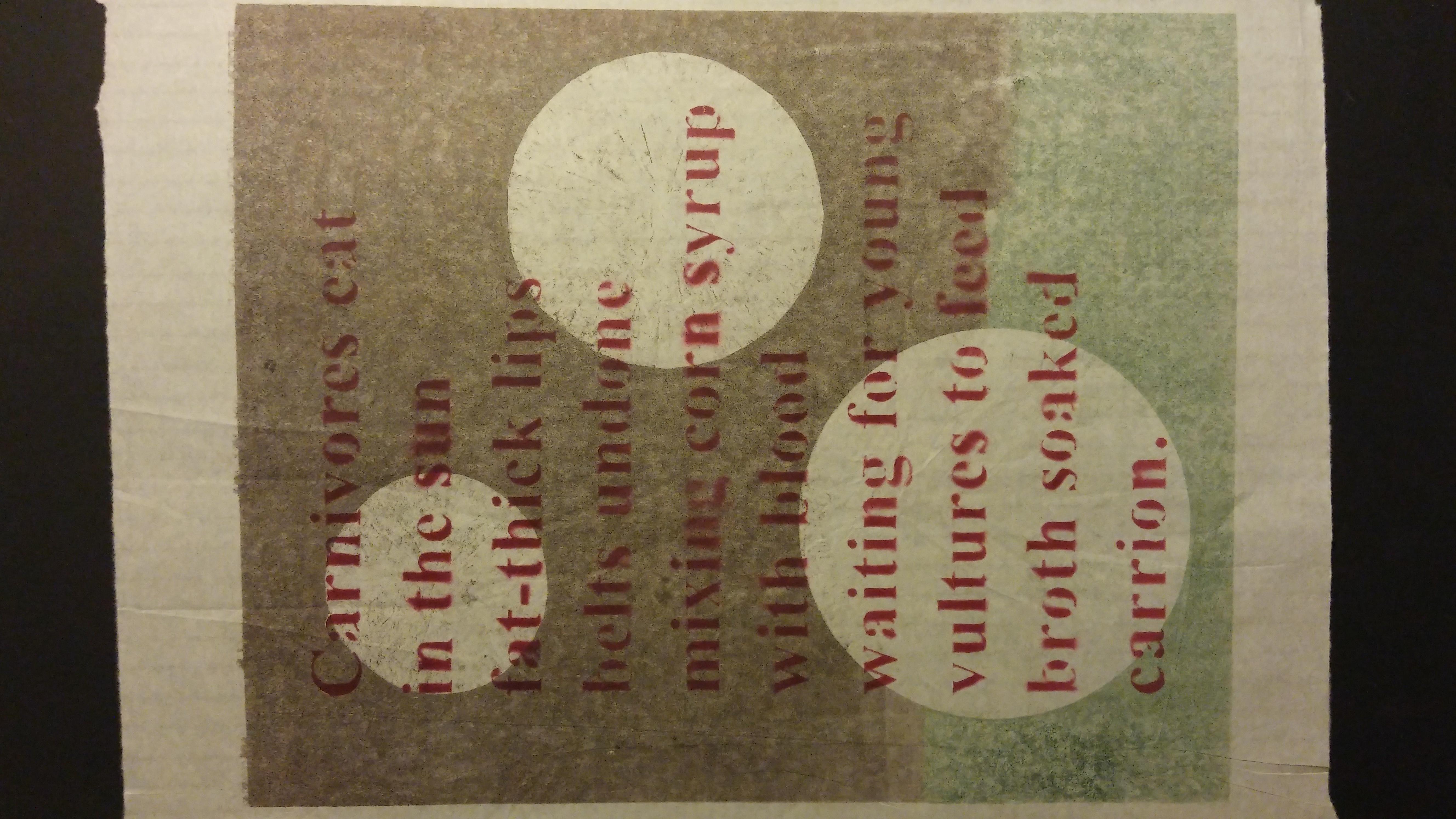 Carrion 2 Print print